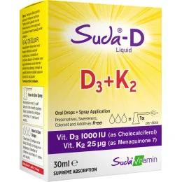 Suda Vitamin Suda-D D3+K2 Liquid