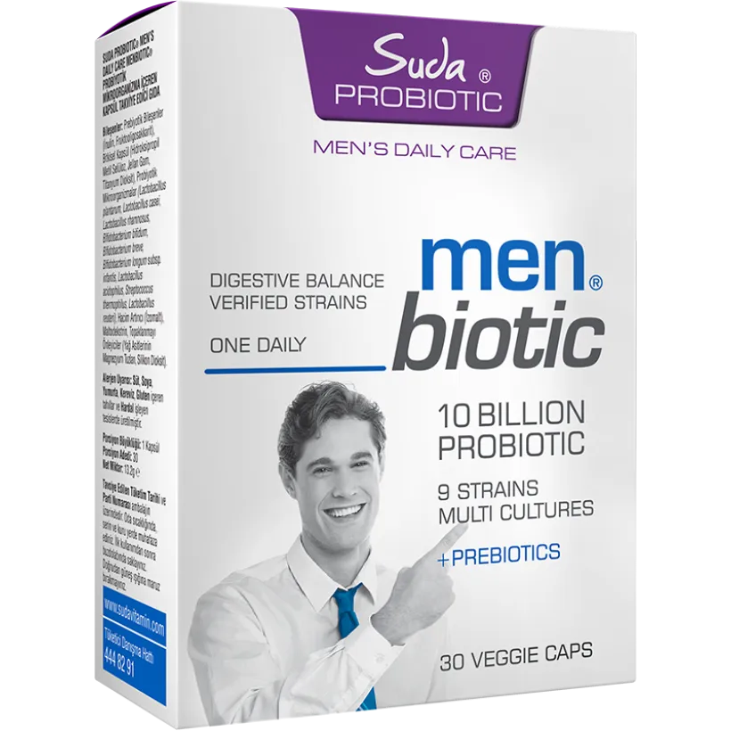 Suda Probiotic Menbiotic  30 Bitkisel Kapsül