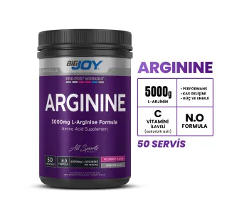 Bigjoy Arginine Powder Orman Meyveli 500g