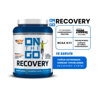 Bigjoy ONTHEGO RECOVERY Sports Drink Çilek 1050g