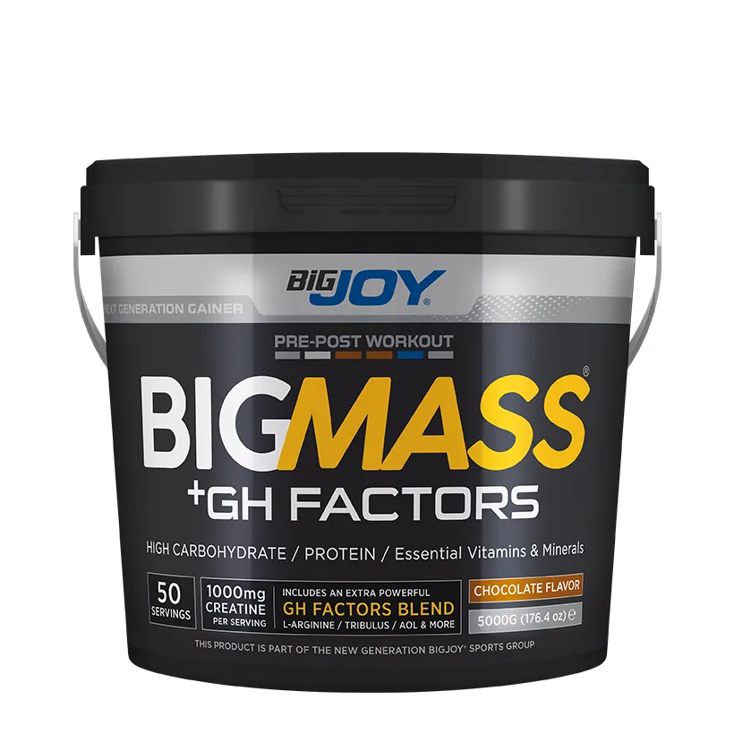 Bigjoy BIGMASS Gainer GH FACTORS Çikolata 5000g