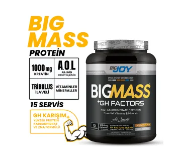 Bigjoy BIGMASS Gainer GH FACTORS Çikolata 1500g