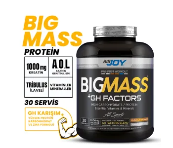 Bigjoy BIGMASS Gainer GH FACTORS Çikolata 3000g