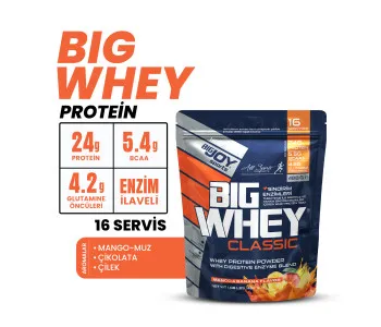 Bigjoy Doypack BIGWHEY Whey Protein Mango & Muz 488g