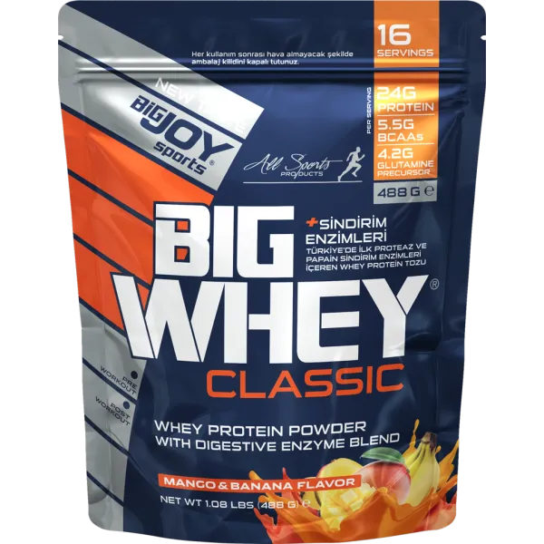 Bigjoy Doypack BIGWHEY Whey Protein Mango & Muz 488g