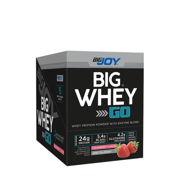 Bigjoy BIGWHEYGO Whey Protein Çilek 457.5g