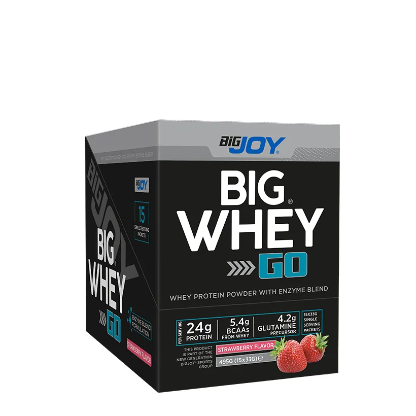 Bigjoy BIGWHEYGO Whey Protein Çilek 457.5g